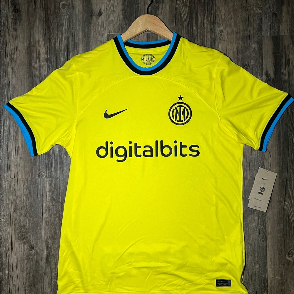 Nike Bright Yellow Sports Jersey